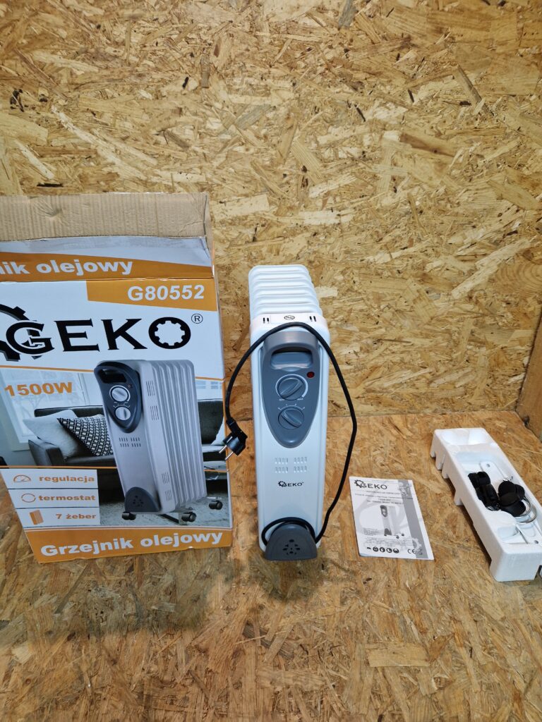 Grzejnik olejowy termostatem 7 żeber 1500W B57