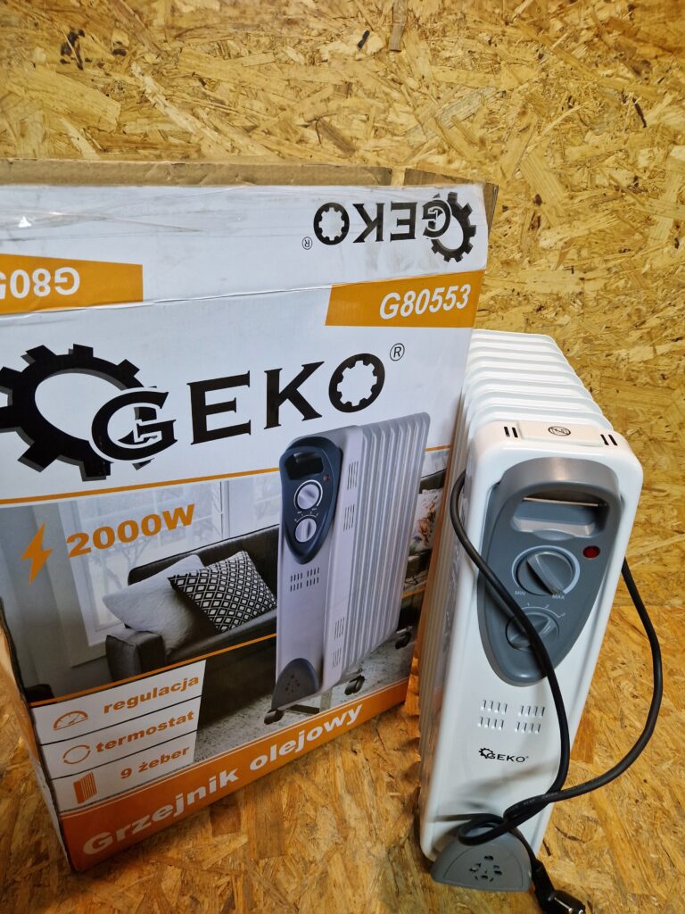 Grzejnik olejowy termostatem 9 żeber 2000W G80553