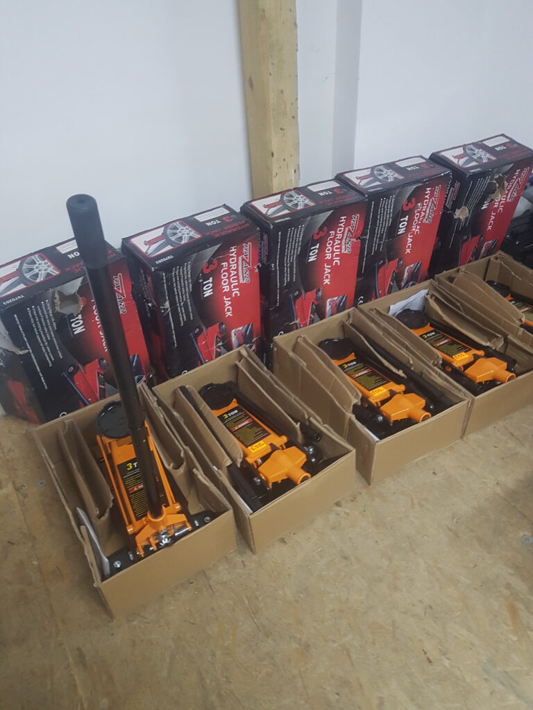 ŻABA podnośnik samochodowy 3 ton hazard 3000kg