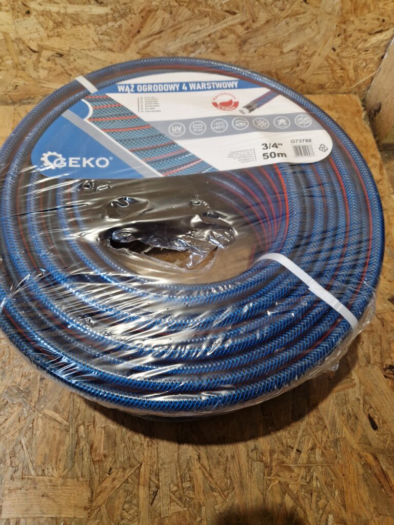 Wąż ogrodowy 4 Warstwowy 3/4″ 50m GEKO NEW