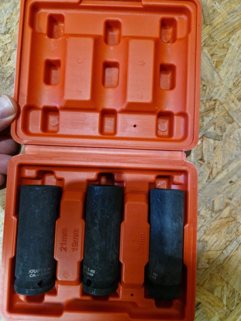 Kraft Dele Nasadki udar. długie 1/2″ 3szt 17,19,21mm KD11750
