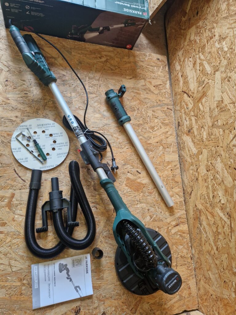 Szlifierka do ścian i sufitów PARKSIDE PWDS 920 C3, 710 W