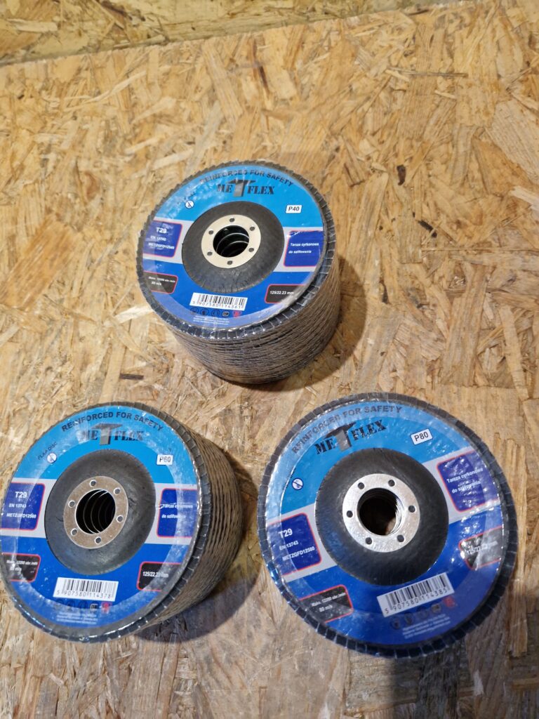 TARCZA LISTKOWA CYRKONOWA DO SZLIFOWANIA METALU 125mm MET-FLEX