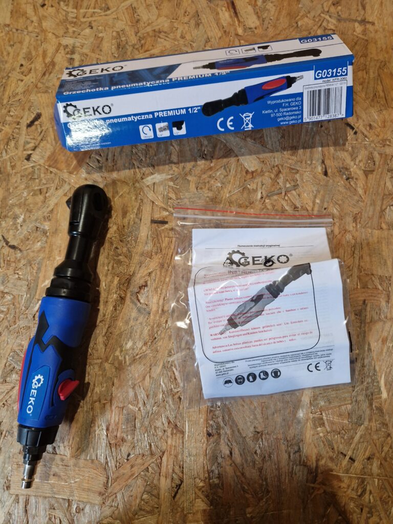 KLUCZ GRZECHOTKA PNEUMATYCZNA UDAROWA 1/2” GEKO