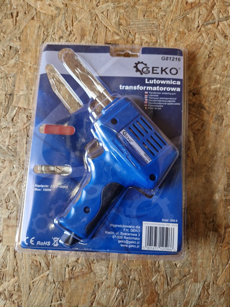 Lutownica transformatorowa 100W Geko G81216