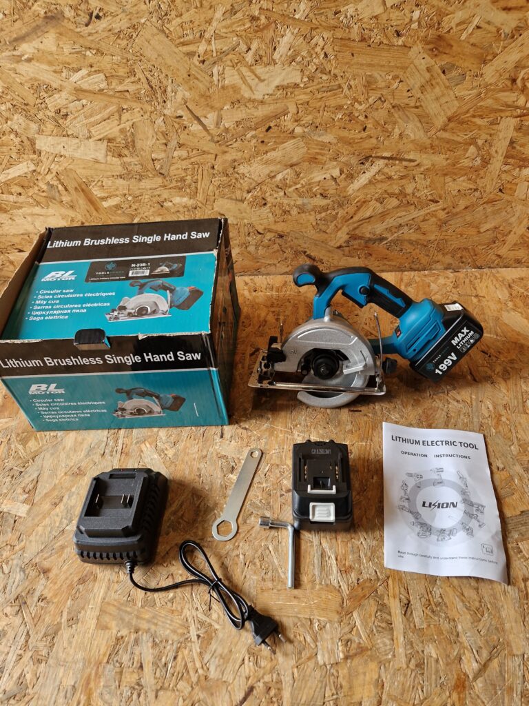 Ręczna piła tarczowa 18 V akumulatorowa model N-23B-1 Brushless