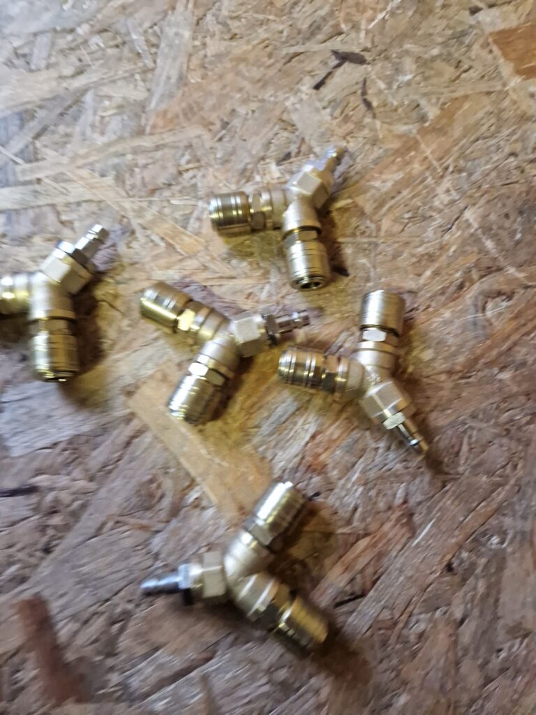 Rozdzielacz-trójnik pneumatyczny ze złączkami 1/2″ (100)