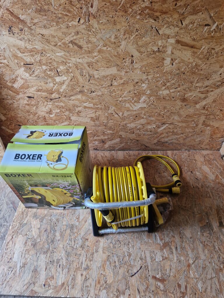 Wąż ogrodowy z wózkiem 1/2″ 3/4″ 35m BX-3246