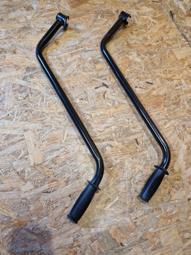 PROWADNIK PCHACZ RĄCZKA UCHWYT DO ROWERKA czarny