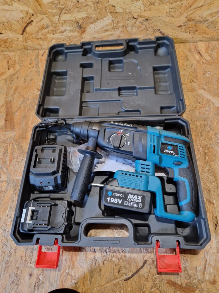 MLOTOWIERTARKA UDAROWA MLOT WIERTARKA AKUMULATOROWA MOCNA SDS 2XAKU ZESTAW