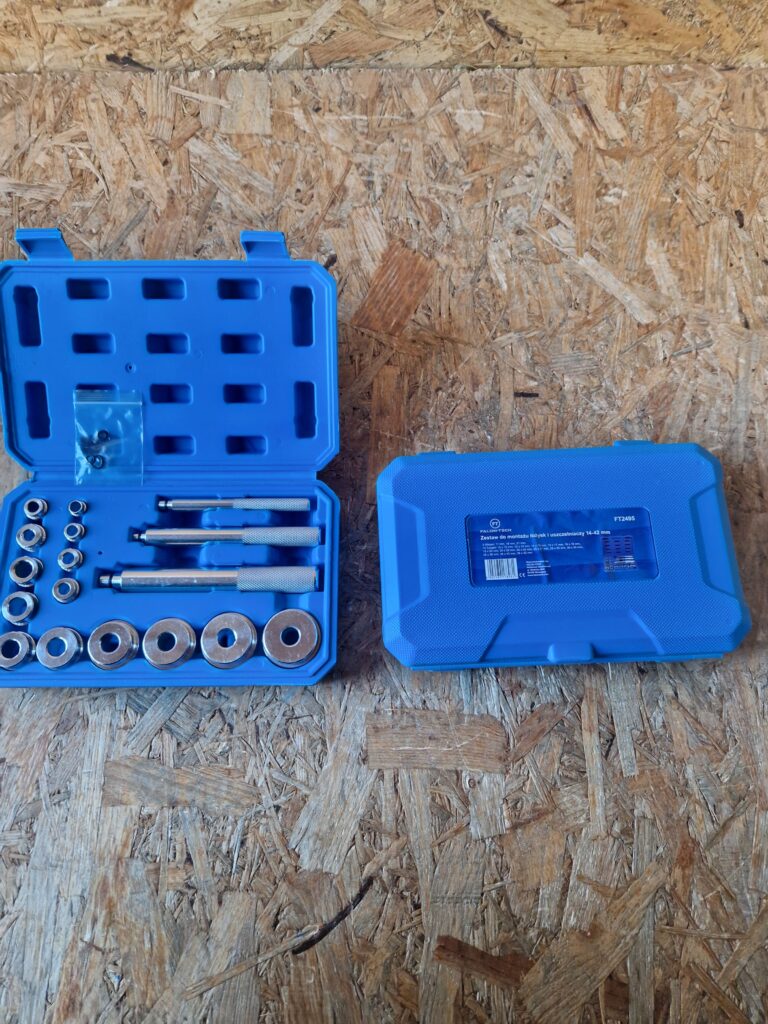 ZESTAW DO WYCISKANIA MONTAŻU OSADZANIA ŁOŻYSK USZCZELNIACZY I SIMERINGÓW