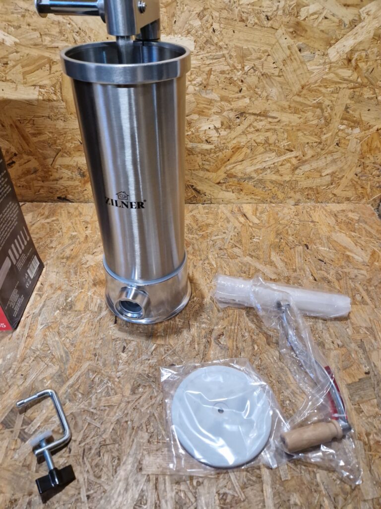 NADZIEWARKA DO KIEŁBAS MIĘS SZPRYCA PINOWA 5,5 kg