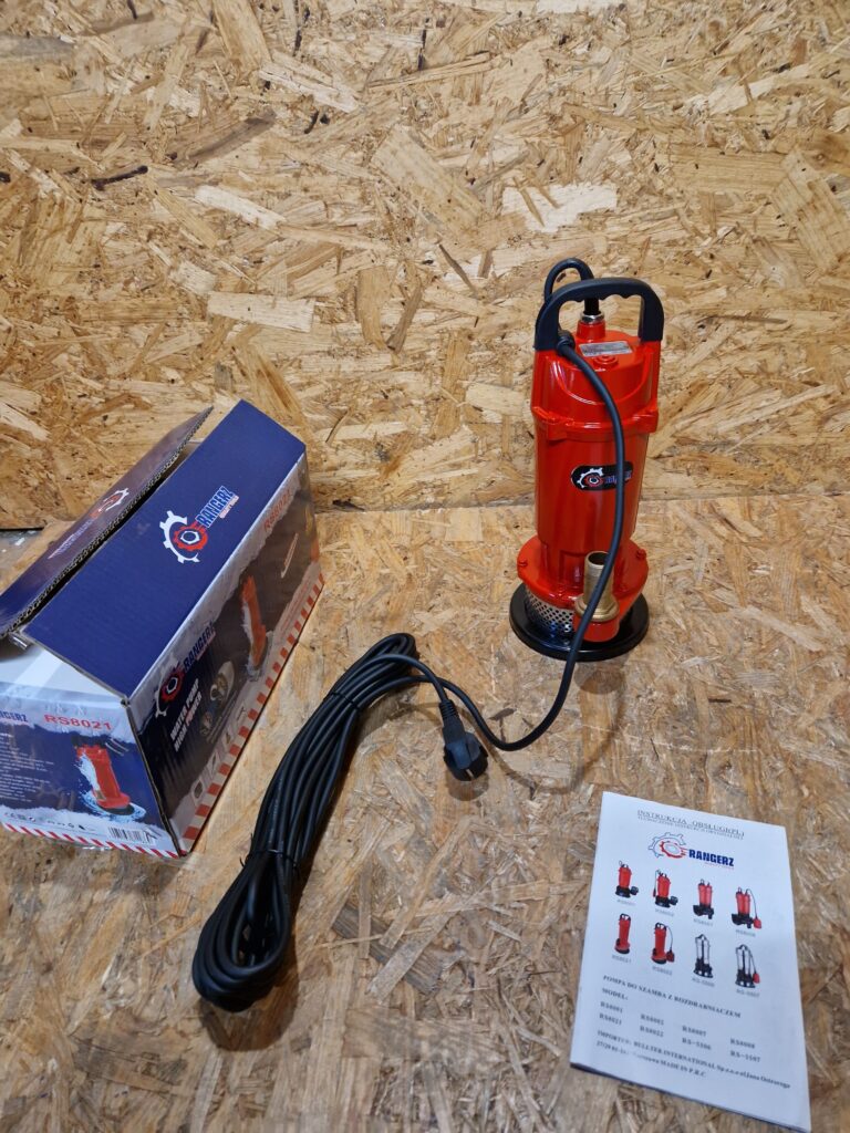 POMPA ZANURZENIOWA SITKO DO WODY BRUDNEJ CZYSTEJ SITO SZAMBA SCIEKÓW 2850W