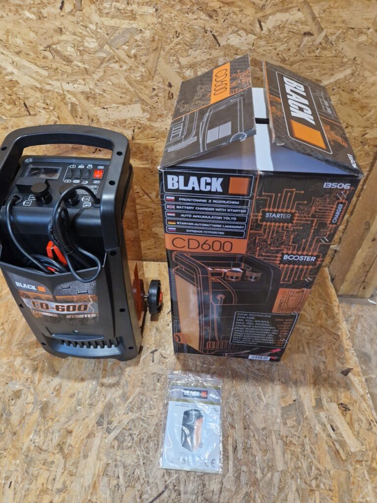 PROSTOWNIK Z ROZRUCHEM stacja Boster 600A BLACK (13506)