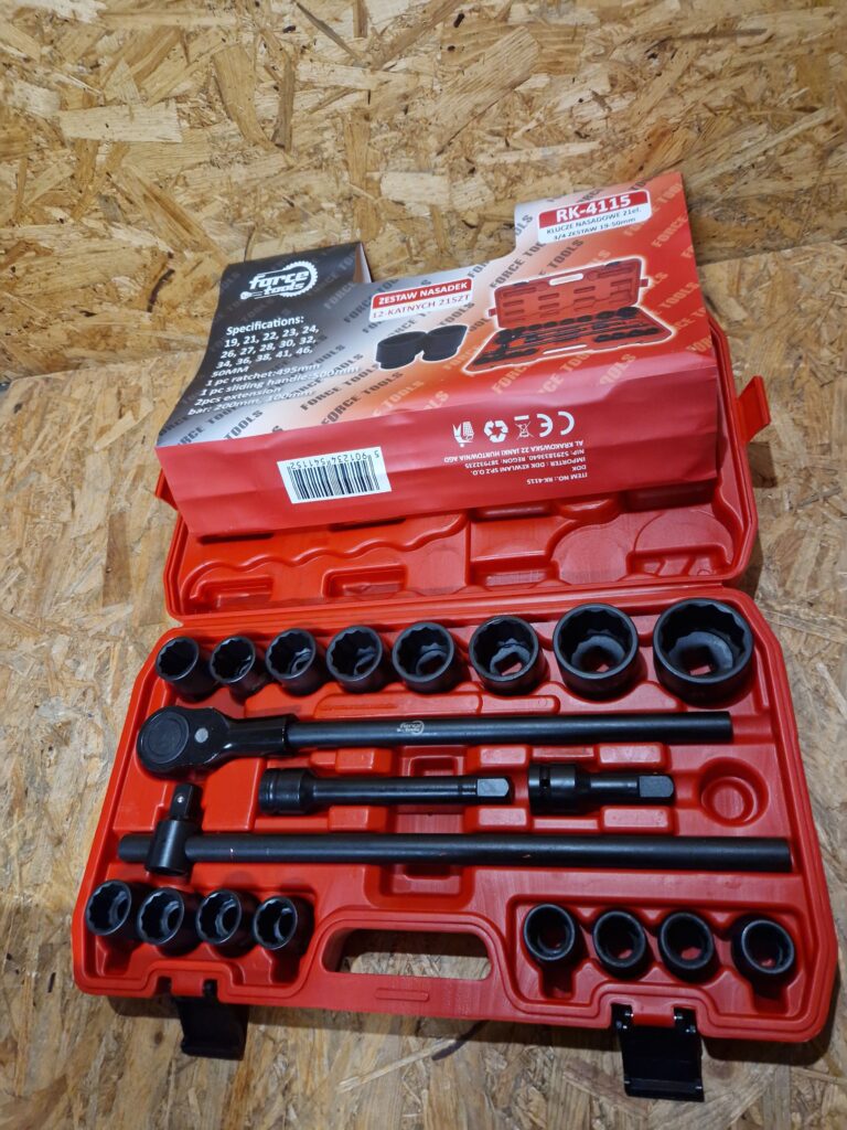 NASADKI UDAROWE ZESTAW NASADEK 3/4″ GRZECHOTKA 21el. CR-MO 19-50mm T-TYP