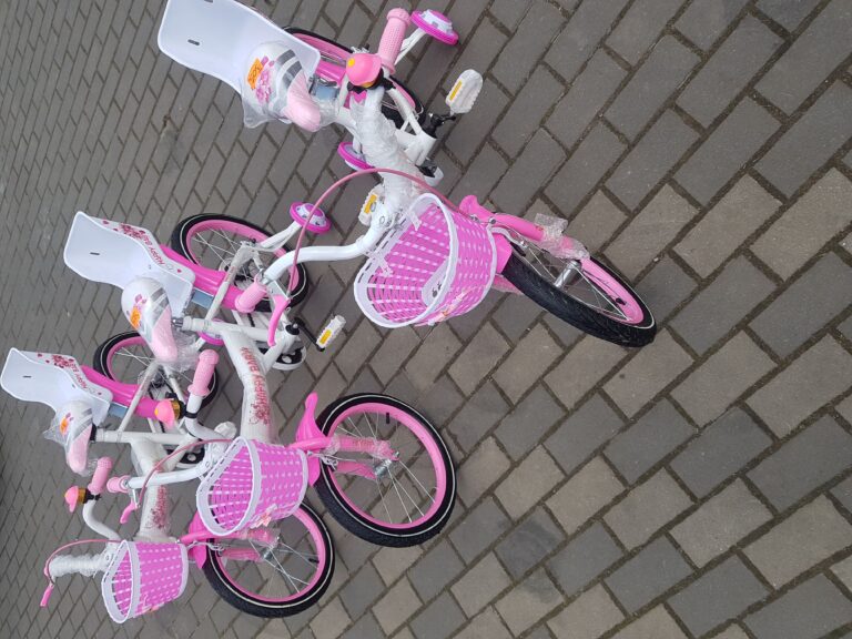 Rower ROWEREK dziecięcy Happy Baby 16 cali różowy