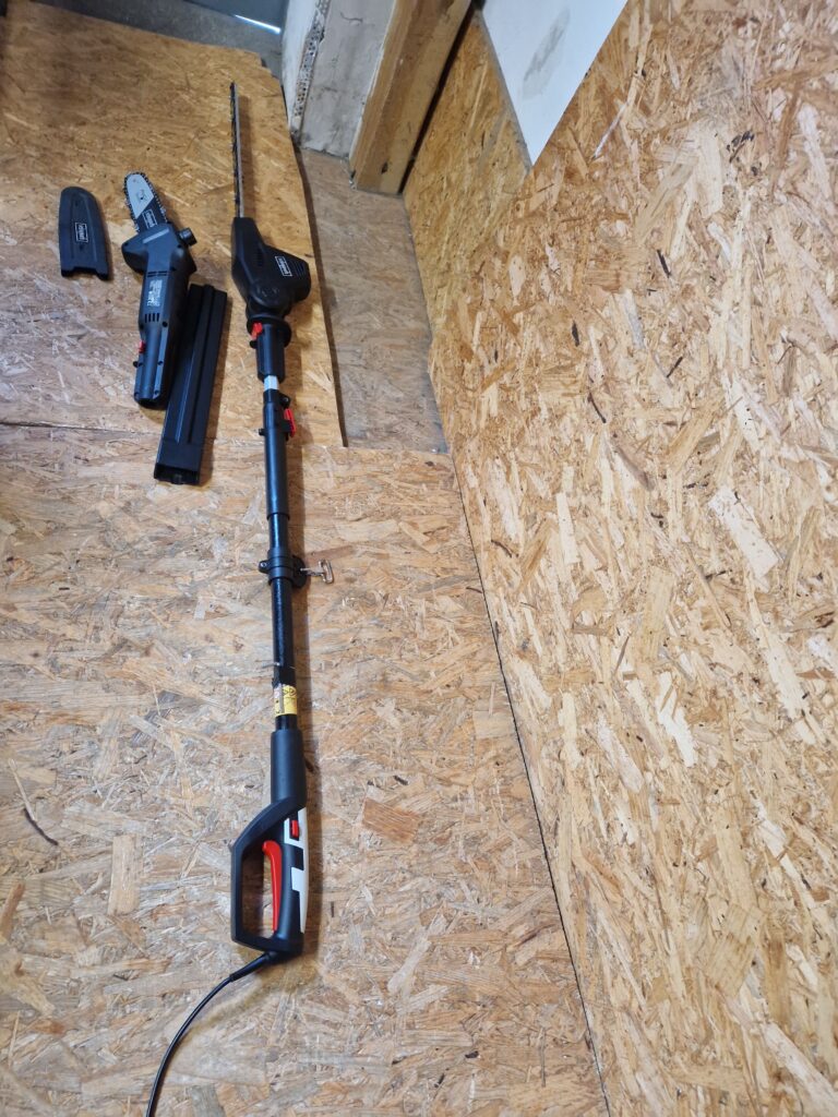 Nożyce pilarka do żywopłotu Scheppach TPX710 2w1 710 wat