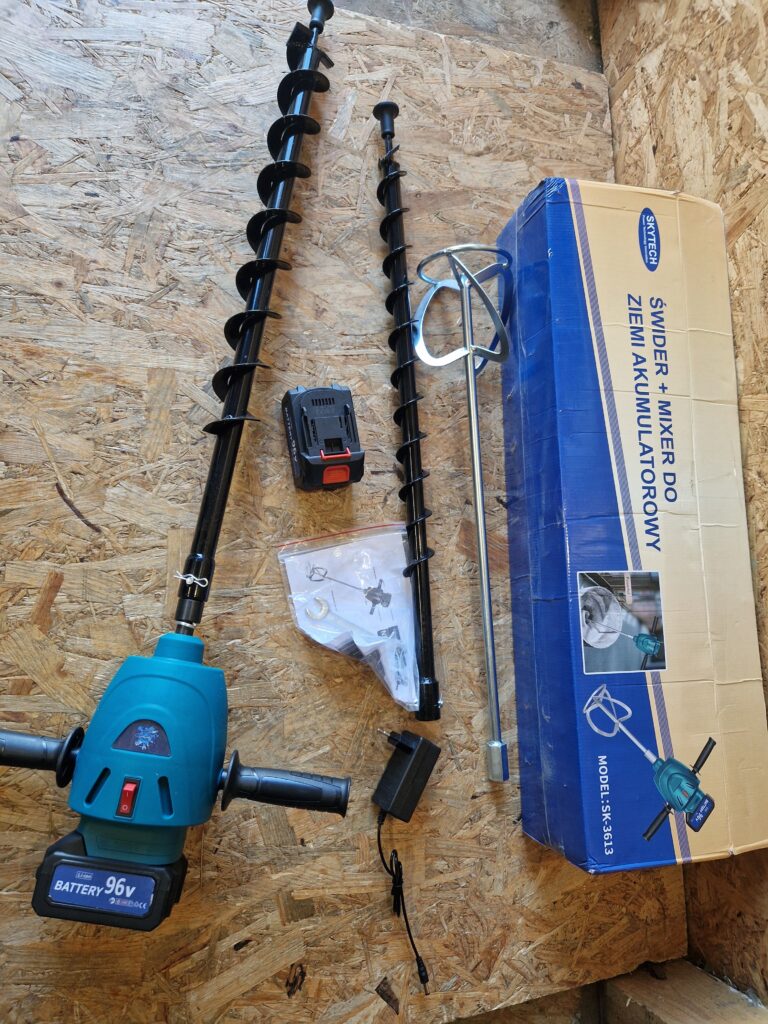 Akumulatorowy Świder do Ziemi i Mikser SKYTECH 96V | Model SK-3613