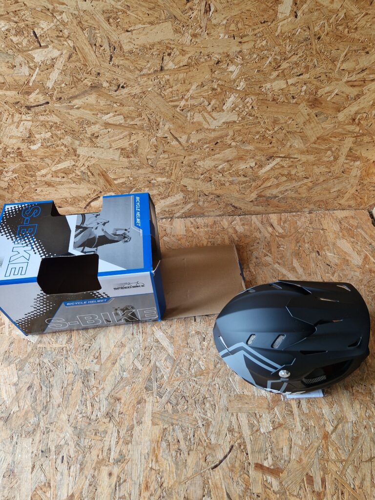 Kask Motocyklowy Full Face SPID BIKE 4S05 Black (Model: KA069) – Rozmiar M