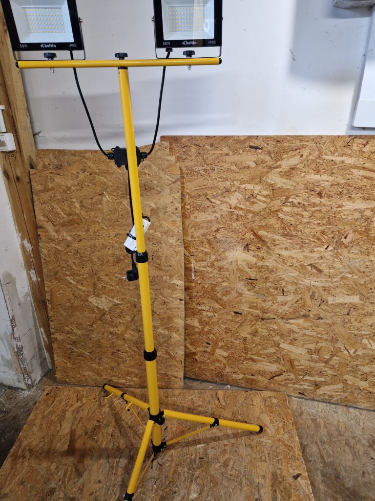 Naświetlacz LED Statyw 2x50W 9000lm Keltin K02054 IP66