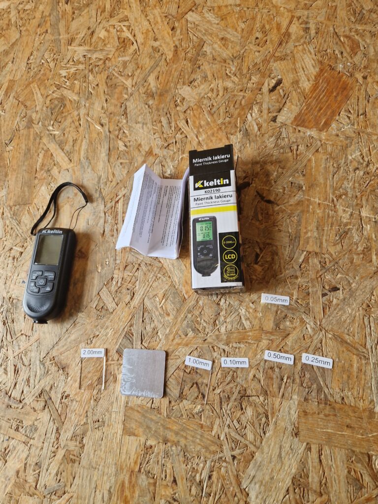 Miernik grubości lakieru LCD tester powłoki lakierniczej Keltin K02190