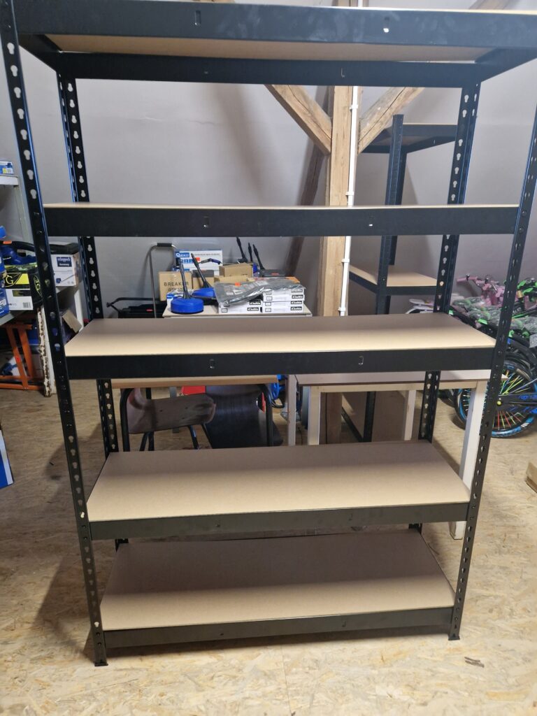 Mocny Regał Warsztatowy Garażowy GEKO 180x120x40 5x280kg