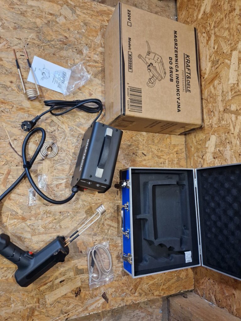 Nagrzewnica Indukcyjna Kraft&Dele KD5998 do Śrub i Łożysk 1700W