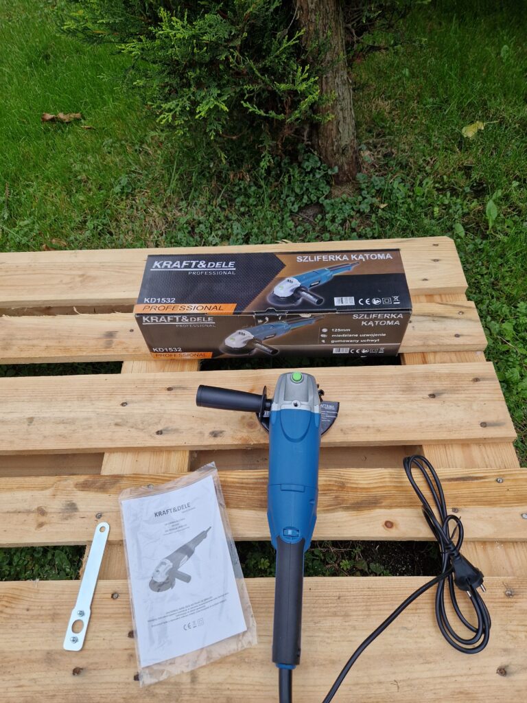 Szlifierka Kątowa 125mm 1050W KD1532 Kraft&Dele z Regulacją